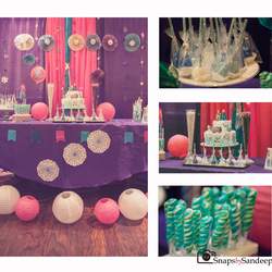 Frozen themed party: Colorful and beautiful decor - Frozen (Disney)