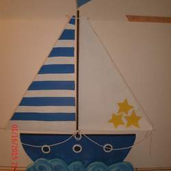 gorgeous decoration for baby shower - Sailor baby