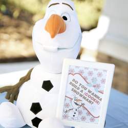 Do You Want To Build A Snowman Themed Workshop Party - Frozen Olaf Elsa