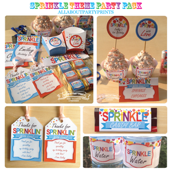 Sprinkle Party Idea - Sprinkle theme party 