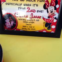 2nd Birthday Minnie Mouse - Minnie Mouse