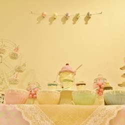 Vintage Ice Cream Social - Vintage, ice cream, pink, pastels