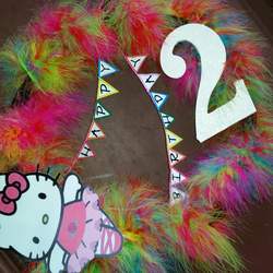 Ziporah's two-tu cute birthday - hello kitty