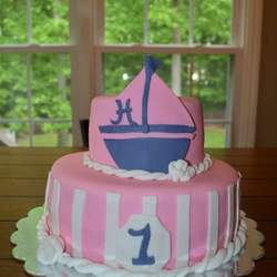 Harper's First Birthday Party- Nautical Style  - Nautical 