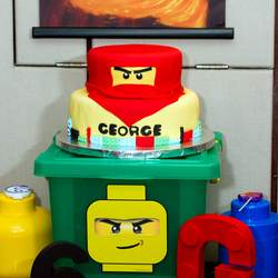 Ninja - GO!  Master George Turns 6! - Lego Ninjago