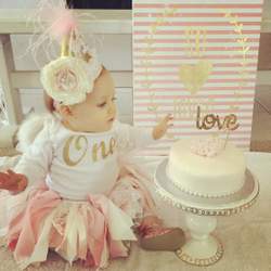 Our Little Cupid is turning One!  - Vintage Valentine 