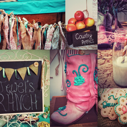Vintage and Lace Cowgirl Birthday Party - Cowgirl