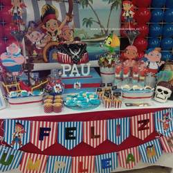 Cumpleaños de Pau - Sweet table Jake and the Neverland Pirates