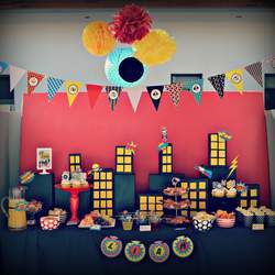 Liam's 6th SuperHero Party - Superheroes