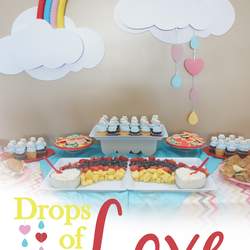 Drops of Love Baby Shower - Rainbows, Raindrops and Hearts