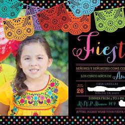 LOS CINCO DE ANAIS - fiesta themed party 