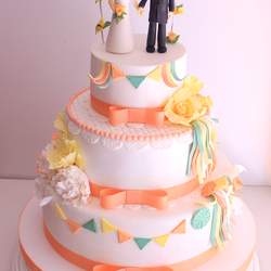 Wedding party - Romantic wedding cake