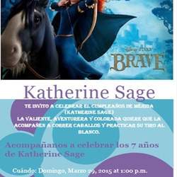 Katherine's 7 Birthdays  - Brave