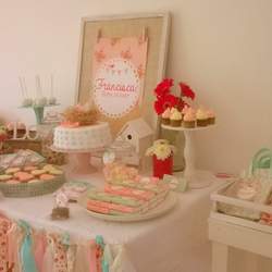 Francisca baby shower by Pitucon de fiesta - Shabby chic