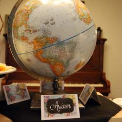 Welcome to the World- Baby Shower - Travel / World / Countries