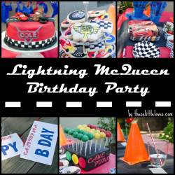 A Lightning McQueen Birthday Party - Cars, Lightning McQueen