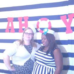 LaTraes nautical themed baby shower - Nautical