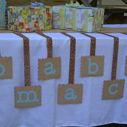 Welcome Baby Mac - Giraffes