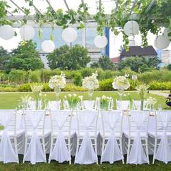 elegant white luncheon - Flowers