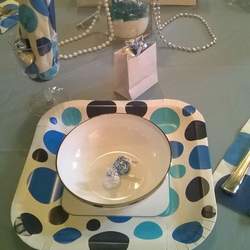Shavonya's Birthday - Blue Polka Dot