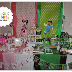 MINNIE ROMANTICA Y MINECRAFT - SOFI Y NICO - Minecraft / Minnie Mouse