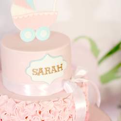 Welcome to The World Baby Sarah - Pretty in Pink