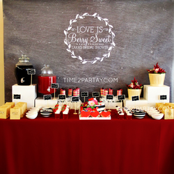 Lara's Berry Sweet Bridal Shower - Spring