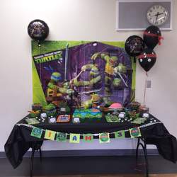 Jaxon's Turtle-y 3rd Birthday Party - Teenage Mutant Ninja Turtles