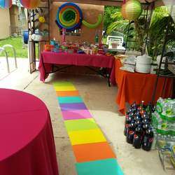 Candy Land Pool Birthday Party - Candy Land