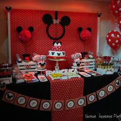 Primer añito de Francesca - Mickey y Minnie Mouse