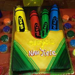 POP's 4th Birthday-Crayola Themed - Crayons