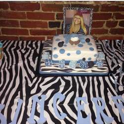 TYERA'S BABY SHOWER - Zebra & Blue