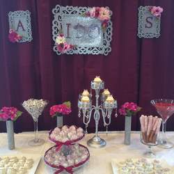 Amanda's bridal shower - Vintage purple and silver
