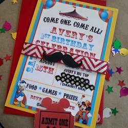 Avery's 1st Birthday Mickey Carnival Bash! - Mickey Carnival
