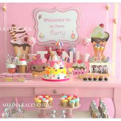 Party Tani,  ice cream - Ice crean party theme