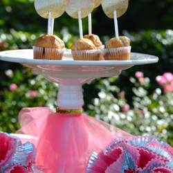 Pink and Gold treat table - Pink and Gold treat stand