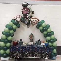 Quincy's 4th birthday party  - Teenage Mutant Ninja Turtles