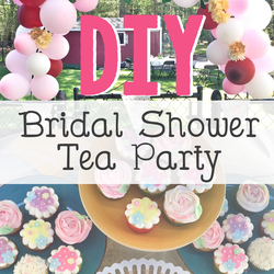 DIY Bridal Shower Tea Party  - Shabby Chich Tea Party
