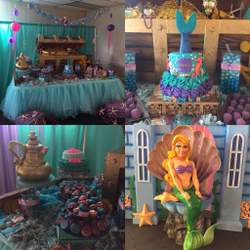 Lauren's First Birthday Undersea Mermaid Theme - Undersea