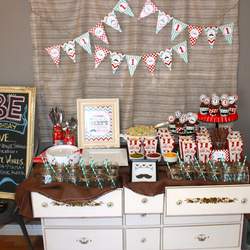 Little Moustache Bash - Moustaches!