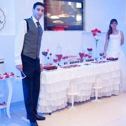 BODA ROJO Y NEGRO - Corazones en rojo y negro