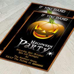 Printable Halloween party invitation - None