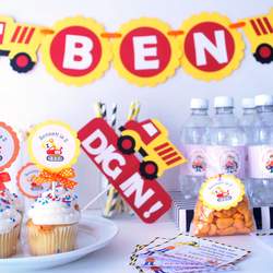Ben's 2nd Birthday Construction Party - Construction Zone