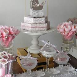 Romantic Baby Shower - Baby Carriage