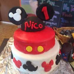 Nico's First Birthday!  - Mickey Mouse 