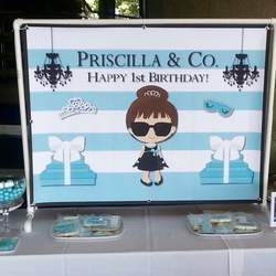 Priscilla's Breakfast at Tiffany's 1st Birthday Party - Breakfast at Tiffany's 