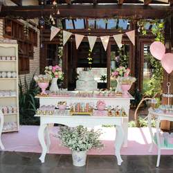 Larissa's 1st Birthday Party - Pink, Gold and Mint Heart Party