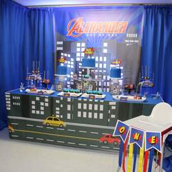 Alexander's Avenger themed First Birthday! - Superheroes