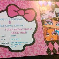 Mimi's Monster High Birthday Party  - Monster High