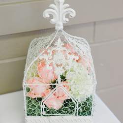Milania Turns 1 - Rose Gold & White Floral Theme